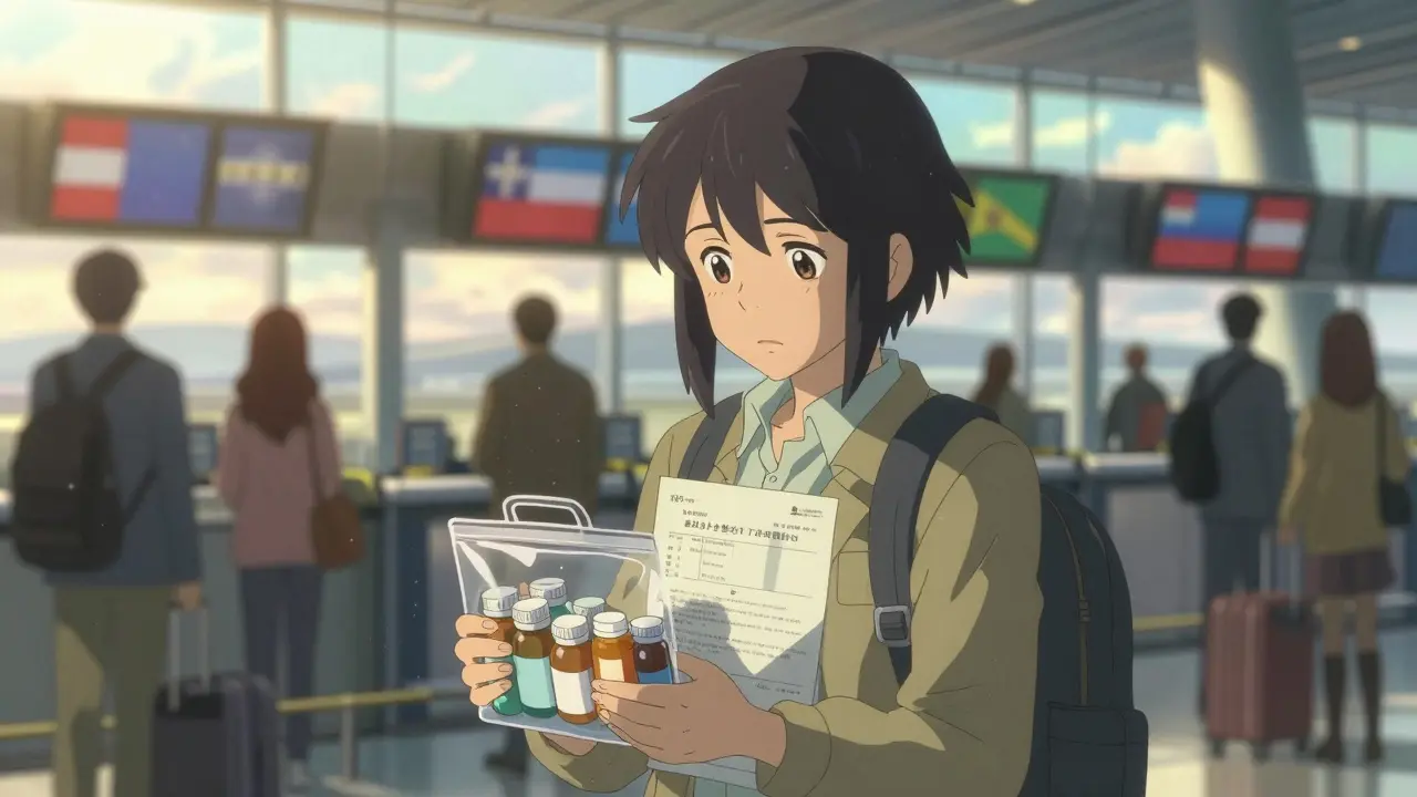 Règles de douane et de frontière pour transporter des médicaments à l'étranger en 2025