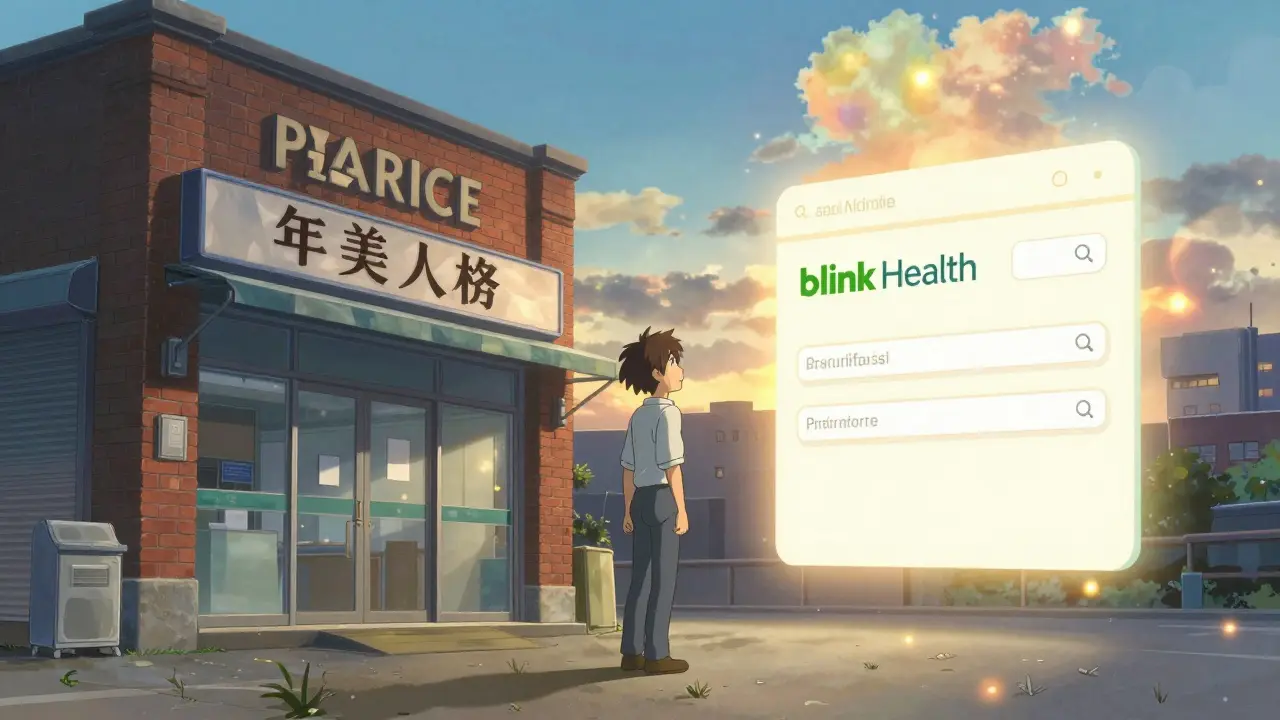 Comparaison visuelle entre pharmacie chère et option en ligne abordable